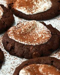 Hot Cocoa Cookies Hot Cocoa Cookies Desserts Hot Chocolate Cookies