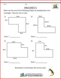 Math Worksheets 4th Grade Area 6 Area Worksheets Perimeter Worksheets Area And Perimeter