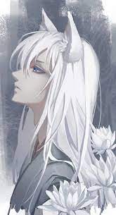 Ryōta ōsaka voices him in the japanese version and he has quite long hair, and wears bangs, parted twice to not obscure his vision. Anime Boy With Long White Hair And Blue Eyes Tomoe Kamisama Hajimemashite Kamisama Kiss Anime Guys Tomoe