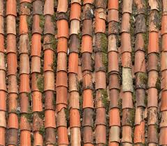 Old Roof Tile Seamless Texture Roof Tiles Ceramic Roof Tiles Brick Texture