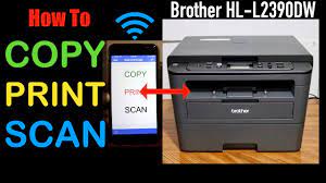 Prints at class leading print speeds of up to 32 pages per minute‡;. How To Copy Print Scan With Brother Hl L2390dw Printer Youtube