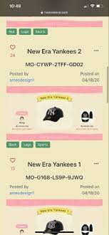 Pin By Vivian Situ On Acnh New Era Yankees Black Logo Red Logo