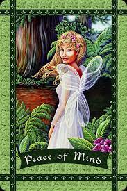 Visualization, from the healing with the fairies, by doreen virtue, ph.d visualization: Peace Of Mind Archangel Oracle