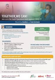 We cover new assistant vacancies. Covid 19 Swabbers Assistants Wanted In S Pore Salary Of S 3 800 S 3 400 Per Month Mothership Sg News From Singapore Asia And Around The World