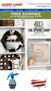 You earn points for each activity that you complete and it is free to participate! Free Shipping 40 Off Spring Shop Hobby Lobby Email Archive Diy Gift Card The Spring Shop Hobby Lobby