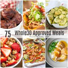 The point of whole30, as you might assume, is not to punish you for the excesses of your summer of fun by ridding your diet of everything good and to help you navigate your way through the dos and don'ts of what you can eat on whole30, here's a short guide to all the foods you can't eat during. One Month Of Whole30 Recipes Around My Family Table