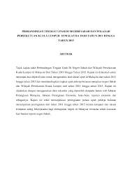 Upah di malaysia dari tahun 2011 hingga tahun 2015 tema 1 g4 ok ppt tema 1 perbandingan upah purata antara kaum bumiputera dan cina di malaysia dari tahun 2011 hingga tahun 2015 latar belakang kajian course hero Doc Abstrak Kk Eko Miss Khay Academia Edu