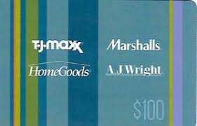 We did not find results for: Gift Card 4 Logos 100 T J Maxx Marshalls Hg A J Wright United States Of America Tj Maxx Marshalls Homegoods Aj Wright Col Us Tmhaj 001 100