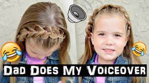 Dad Does My Voiceover Daddy Hair Tutorial Hair Tutorial Kids Hairstyles Toddler Hair
