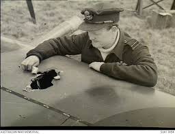 RAF Station Swannington, Norfolk, England. 405473 Squadron Leader Ernest  Arthur Roy Esau of No. ...