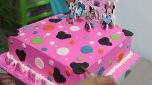 Gambar kue ulang tahun dan ucapannya. Minnie Mouse Kartun Cara Membuat Kue Ulang Tahun Anak Perempuan Youtube