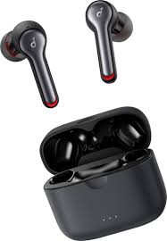 Anker soundcore liberty air 2 pro true wireless earbuds, targeted active noise cancelling, purenote technology, 6 mics for calls, 26h playtime, hearid personalized eq, bluetooth 5, wireless charging. Anker Soundcore Liberty Air 2 Earbuds True Wireless In Ear Headphones Black A3910z11 Best Buy