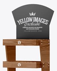 Download Wooden Display Stand Mockup In Object Mockups On Yellow Images Object Mockups PSD Mockup Templates