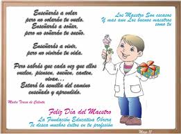 Compañero en las vigilias, en la pereza. Poesia Para El Dia Del Maestro Para Ninos Ninos Creativos