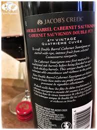 All natural & additive free. Jacob S Creek Double Barrel Cabernet Sauvignon 4th Vintage Conawarra South Australia Social Vignerons Double Barrel Cabernet Sauvignon Cabernet