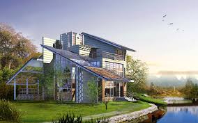 Agar kualitas foto yang didapatkan lebih bagus lagi, pastinya harus mencari tempat yang. Wallpaper Rumah Cantik Beautiful House At Riverside 1600x1000 Wallpaper Teahub Io