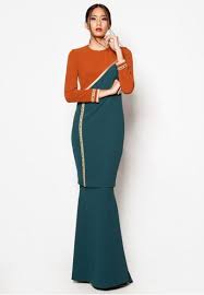 Artdeco Allayna Baju Kurung Pakaian Baju Kurung Inspirasi