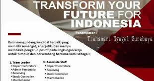 Rv sharma came across with this unique idea which is all in one solution for your. Lowongan Kerja Transmart Ngagel Suarabaya Habar Gawian