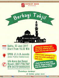 Maybe you would like to learn more about one of these? 40 Trend Terbaru Pamflet Berbagi Takjil Little Duckling Blog