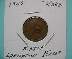 Reserved Error 1945 Us American Lincoln Wheat Penny Coin One Coins Penny Coin Penny