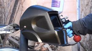 Exhaust, velocity control, for 107t59 custom painting welding hood with headband adjustable shade range solar welding machine. Swirl Painting A Welding Mask By Mike Foltz