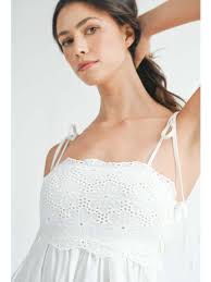 Mable Madison Scallop Edge Eyelet Lace Dress