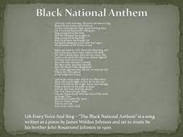 Let our rejoicing rise, high as the list'ning skies, let it resound loud as the rolling sea. Lift Every Voice And Sing The Black National Anthem Is A Song