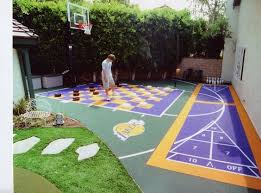 We install backyard basketball courts, tennis courts, and more! 35 Of The Best Backyard Court Ideas