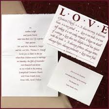Invitation With 1 Corinthians 13 4 7 Mcphersons Funky Wedding Invitations Funky Wedding Wedding Invitations