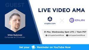 Enjin was founded in 2009 by maxim blagov and witek radomski. Enj Live Video Ama With Witek Radomski Co Founder Cto Of Enjin Youtube