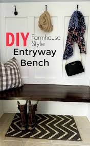 You Are Going To Love This Money Saving Diy Farmhouse Style Entryway Bench This Rustic Storage Bench Can Fit Diy Entryway Rustic Storage Bench Entryway Bench