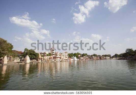 Temples Shipra Ghat Shipra River Ujjain Stock Photo 163056101 | Shutterstock