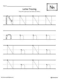 Letter N Tracing Printable Worksheet Writing Practice Worksheets Letter N Worksheet Tracing Worksheets Preschool