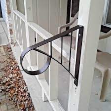 We are making hand railing that coordinates with our fencing and gates. Wrought Iron Metal 1 2 Step Handrail Stair Safety Steel Grab Rail Post Mount Step Railing Handrail Outdoor Handrail