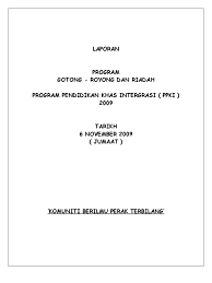 Contoh pasca letusan gunung kelud, mereka pun mulai berbenah. Laporan Aktiviti Gotong Royong