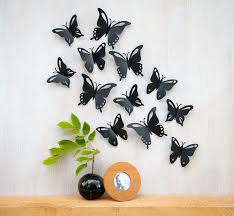 Download Butterfly Wall Art Pop Up Black Butterflies 3d Wall Decor Etsy Butterfly Wall Art Butterfly Wall Decor Butterfly Wall