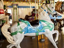 Bulldog at horse riding club. White Merry Go Round Horse Clippix Etc Educational Photos For Students And Teachers