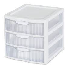 4.8 out of 5 stars with 4 ratings. Sterilite 3 Drawer Small Countertop Unit With Drawers Clear White Target