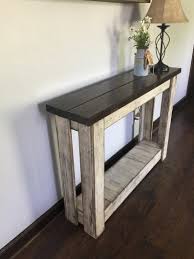Entryway Table Farmhouse Table Hallway Table Sofa Table Etsy In 2020 Diy Pallet Furniture Diy Furniture Decor