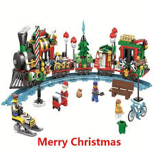 Calendar Santa Claus Train Journey Figures Building Blocks Model Kit Toys Compatible With Lego Best Gifts Vallexmall Christmas Advent Calendar Christmas Advent Toy Train