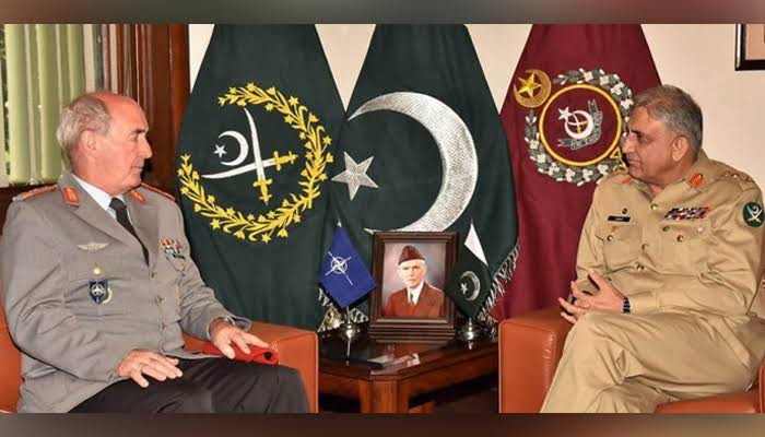 Image result for Top NATO official meets COAS, lauds Pak Army's role in regional peace"