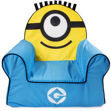 Children S Comfy Character Chair Minions Ideal Size For Toddlers Light Weight Marshmallow Character Chairs Comfy Chairs Toddler Chair