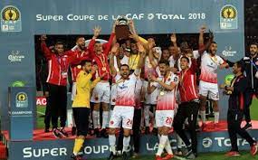 توج النادي الأهلي المصري بكأس السوبر الإفريقي لكرة القدم اليوم بعد فوزه على منافسه نهضة بركان المعربي بهدفين دون مقابل. ÙƒØ£Ø³ Ø§Ù„Ø³ÙˆØ¨Ø± Ø§Ù„Ø¥ÙØ±ÙŠÙ‚ÙŠ ÙÙŠ Ø®Ø²Ø§Ø¦Ù† Ø§Ù„ÙˆØ¯Ø§Ø¯ Ø§Ù„Ø¨ÙŠØ¶Ø§ÙˆÙŠ Achpress Ø¢Ø´ Ø¨Ø±ÙŠØ³