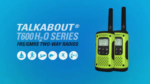 meet the powerful waterproof talkabout t600 h2o series of two way radios