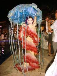 Diy Jellyfish Costume Idea Jellyfish Halloween Costume Jellyfish Costume Fish Costume
