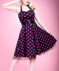 Black Purple Polka Dot Halter Dress Plus Zulily Black Polka Dot Dress Dresses Retro Dress