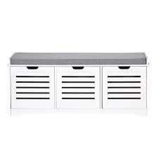 Sitzbank Valerie 3 Schubladen Weiss Inkl Sitzpolster Garderobenbanke Flurmobel Garderobenmobel Mobel Danisches Sitzbank Weiss Sitzpolster Sitzbank