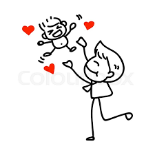 Drawing father cartoon, athlete, comics, child png. Hand Drawing Cartoon Happy Dad Playing With Baby Father Day Vector Illustration Stock Images Page Everypixel