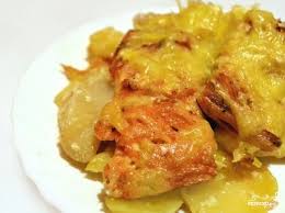 как приготовить горбушу в духовке с майонезом и картошкой Gorbusha S Kartofelem V Duhovke Poshagovyj Recept S Foto Na Povar Ru
