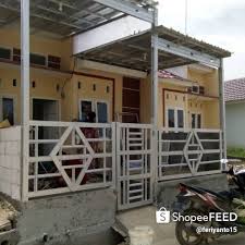 6.perawatannya besi hollow harus selalu di cat ,sedangkan baja ringan gak perlu di cat. Kanopi Baja Ringan Atap Sandek Pager Bajaringan Shopee Indonesia